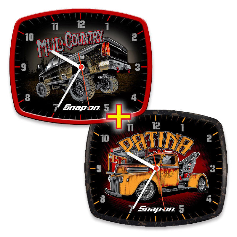 Winkelklok - 6 stuks - Modder/Patina