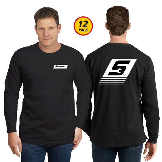 PACK E - Core Fade Long Sleeve T-Shirt - 12 PK