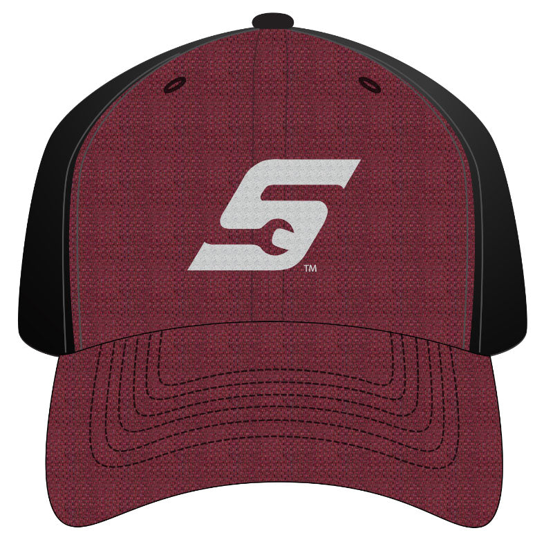 Brushed Metal 2-Tone Fast Flex¨ 
Full Back Cap