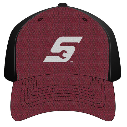 Brushed Metal 2-Tone Fast Flex¨ 
Full Back Cap