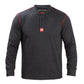 Middelzwaar Henley L/S-overhemd