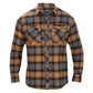 Unisex-Feinlinien-Plaid-Flanell-L/S-Hemd (Lieferung im September)