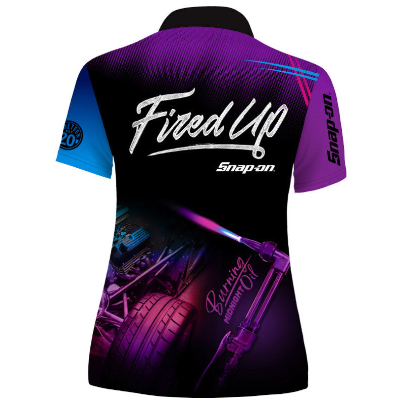 Ladies' Fired Up Sublimated S/S Crew Shirt