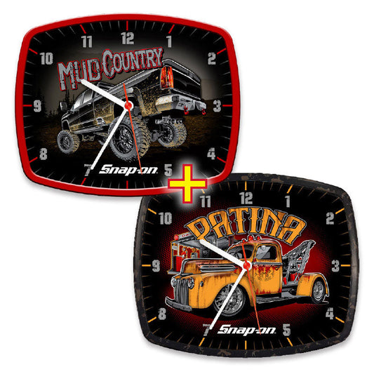 Winkelklok - 6 stuks - Modder/Patina