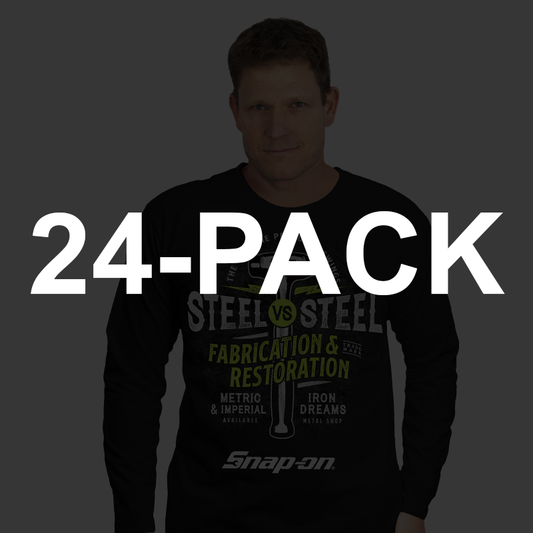 24er-Pack gemischte Langarm-T-Shirts