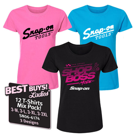 12 Pack MIXED Ladies' S/S T-Shirts