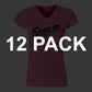 12 Pack MIXED LADIES S/S T-SHIRTS