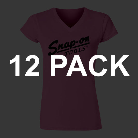 12er-Pack gemischte Kurzarm-T-Shirts für Damen