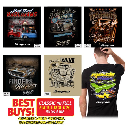 CLASSIC 48 Pack - FULL Sizes - Mixed T-Shirts
