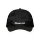 Raised Rubber Camo Flat Peak  Fast Flex® Full Back Cap